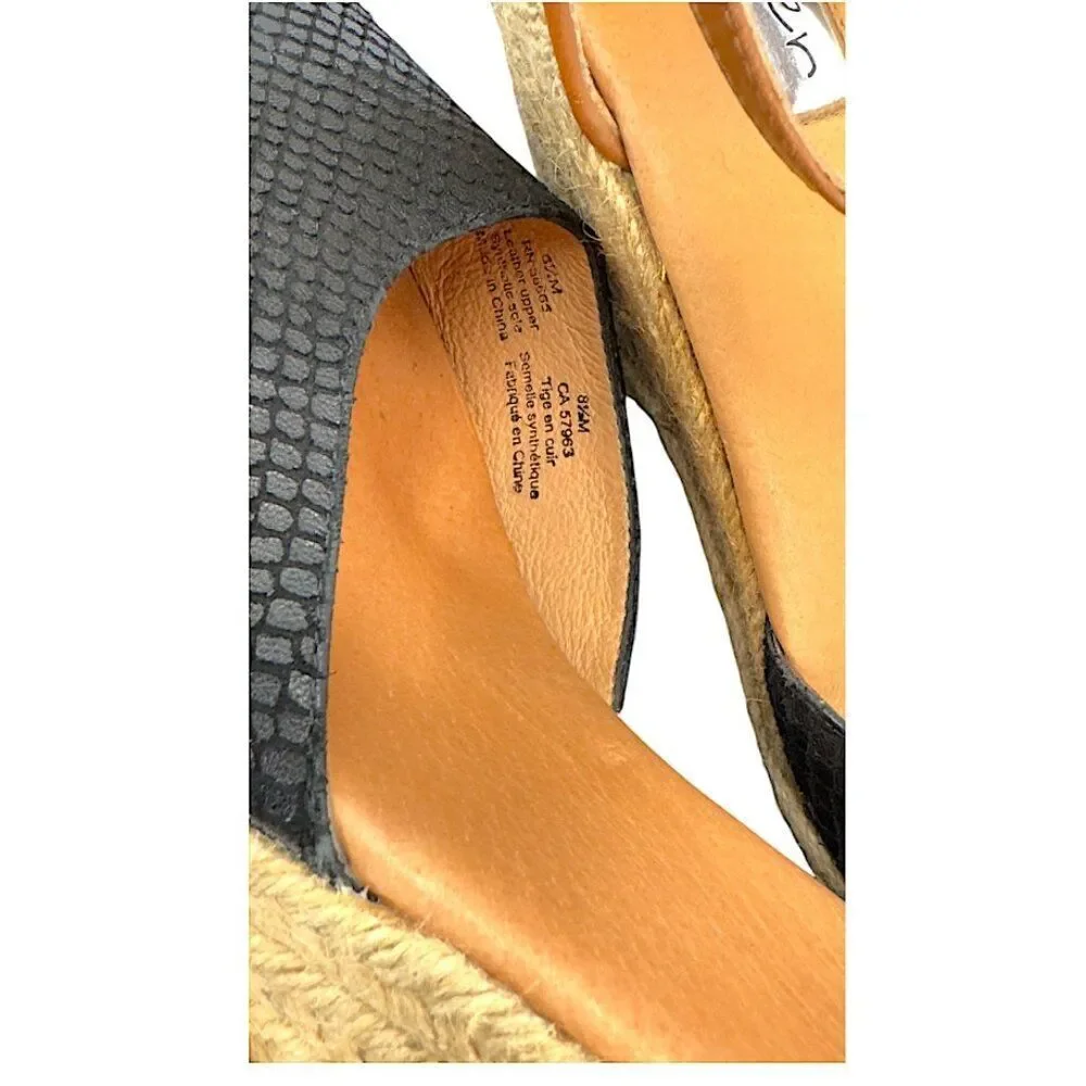 Halogen Espadrille Wedge Sandals RN58665 - Size 8.5 M